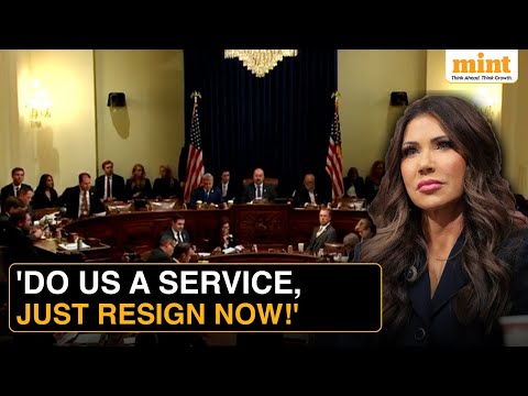 Watch Most FIERY 10 Mins Of Kristi Noem's House Panel Hearing On Immigration... Before She Left