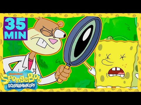 SpongeBob | 35 MINUTEN mit Sandys besten Experimenten!  | SpongeBob Schwammkopf