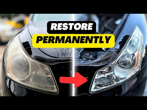How to Restore Headlights PERMANENTLY (2K Clear Coat)