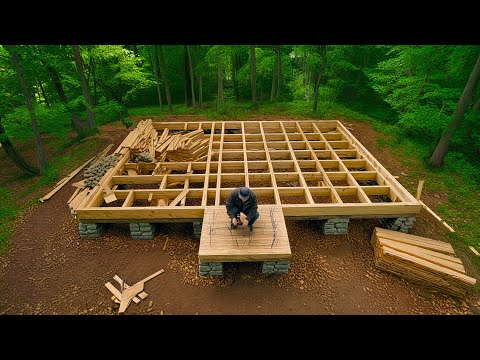 He Spent Months Building a Hidden Wooden House in the Forest