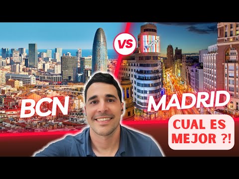 Comparativa MADRID y BARCELONA. Cual es MEJOR para Vivir⁉️🇪🇸