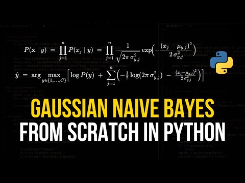 Gaussian Naive Bayes From Scratch in Python (Mathematical)