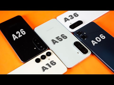 Every Samsung Galaxy A Series Phone Compared (2025): A06 A16 A26 A36 A56