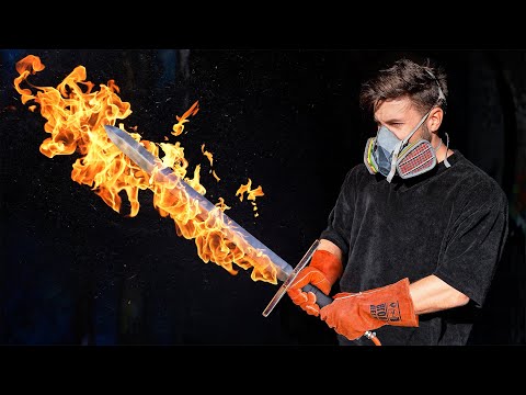 I Built a 1000 degree Flaming Sword