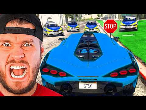 THE POLICE ARE HUNTING ME IN GTA 5 BECAUSE OF €10,000!!