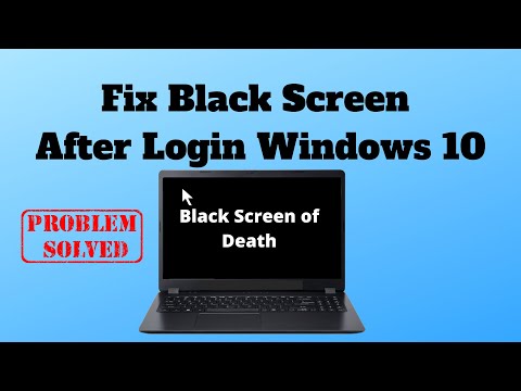 Fix Black Screen After Login Windows 10
