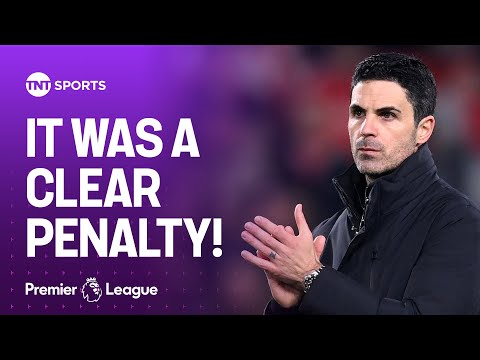 Mikel Arteta FRUSTRATED with draw against Nottingham Forest and being denied a penalty 😡