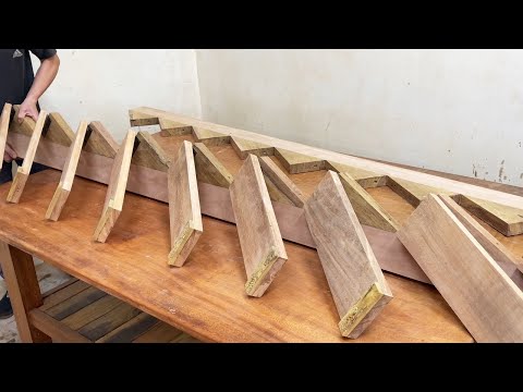 Amazing Creative Project Of Craftsman Making Smart Folding Ladder / Folding Stairs Small Room Spaces