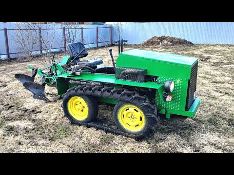 Homemade caterpillar tractor