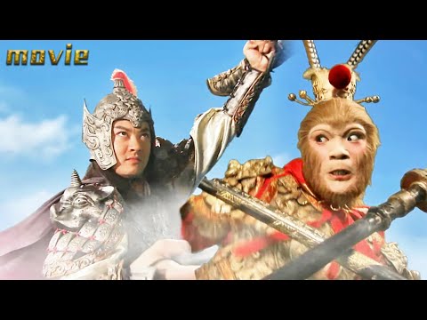 【玄幻Movie】二郎神布下天罗地网围堵猴哥！没想到两人势均力敌难分胜负！ | 💥Chinese Dramas 西遊記 孫悟空大鬧天宮