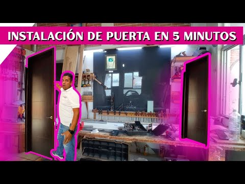 Instalacion de Puerta en 5 Minutos #elmueblemoderno