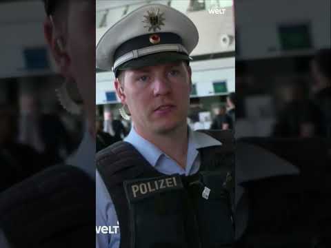 POLICE PATROL AT AIRPORTS: Always on high alert for suspiscious suitcases and strange Situations