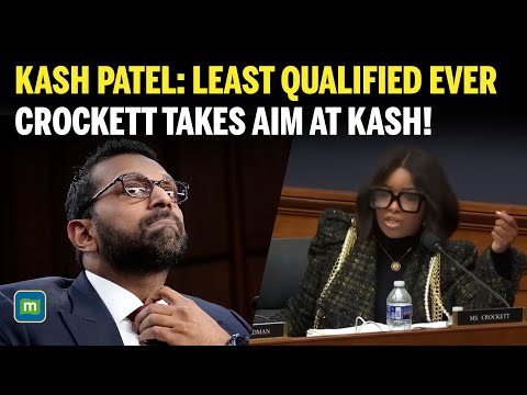 “Least Qualified in History”: Crockett Torches Kash Patel on FBI Role