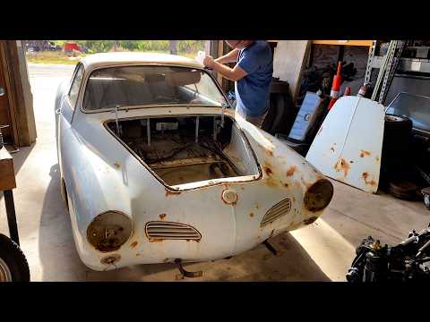 VW Karmann Ghia Restoration | Complete TEARDOWN & Body Work