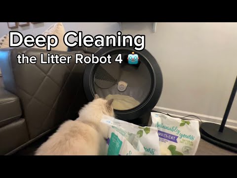 Deep Cleaning the Litter Robot 4