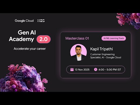 Masterclass 01 of Gen AI Academy 2.0