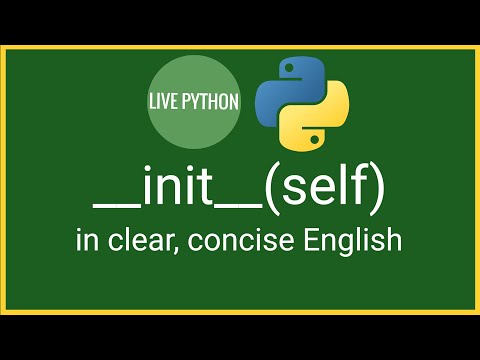 Python 3's __init__(), self, Class and Instance Objects Explained Concisely