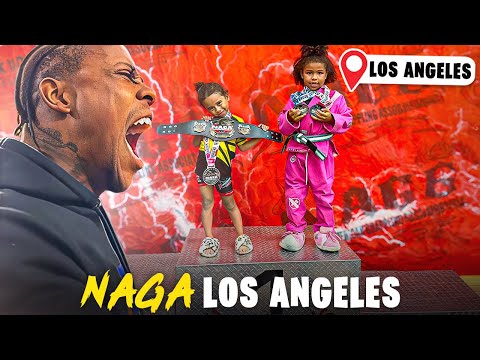 The girls take 1st place at NAGA Jiu Jitsu Championship in Los Angeles