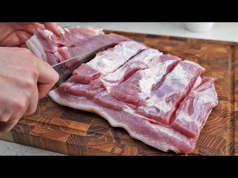 Knuspriger Schweinebauch, das einfachste Rezept! Das Lieblingsessen meines Mannes