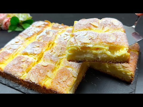 Hai del limone? 🍋 Torta al limone che si scioglie in bocca! Torta in 15 minuti!