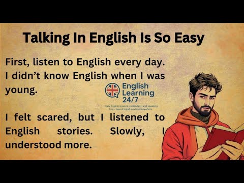 Talk in English Using Easy words || Graded Reader || Improve Your english