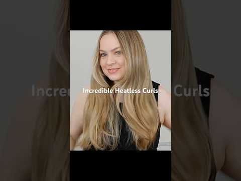 When the Heatless curls actually work!! New vid has even more Heatless inspo! #heatlesshairstyles