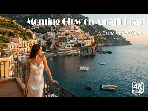 🎶 Italian & Greek Coastal Ambience 🎶 Scenic Mediterranean Beaches & Chill Music 4K