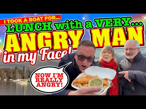 I Took a BOAT ACROSS THE WATER for LUNCH - Then a VERY ANGRY MAN Got in MY FACE Over FISH & CHIPS!
