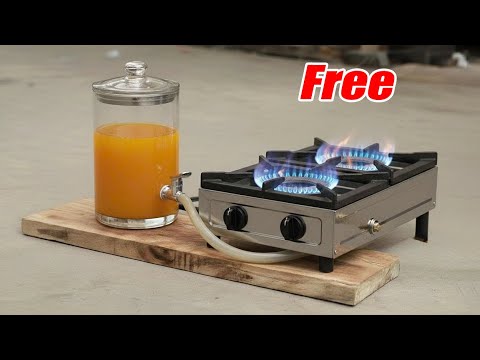 No More Gas Cylinders! How I Made Free Gas All Year with a Empty Bottle and Water