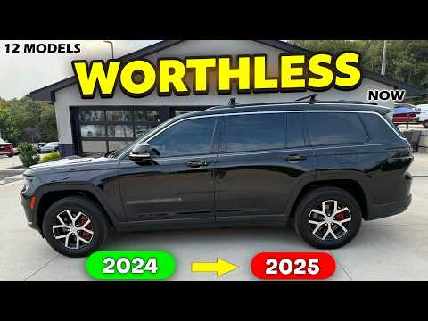 12 Vehicles That CRASHED in Value from 2024 to 2025