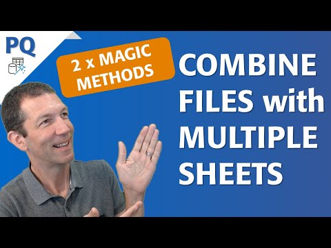 How to consolidate multiple Excel files with multiple sheets - Easy and Tricky examples