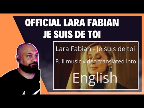 AMERICAN REACTS TO | Official Lara Fabian - Je suis de toi