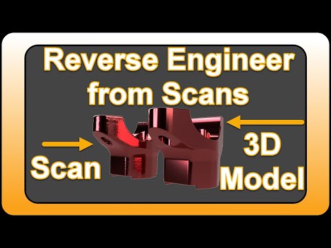How to Reverse Engineer Parts with a 3D Scanner Part 2 | Creating a 3D Model with #fusion360