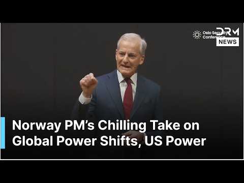 FULL SPEECH: Norway PM Støre on the Collapse of Global Order at Oslo Security Conference | AC1G