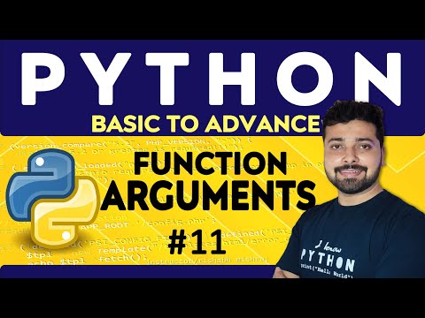 Function Arguments | Python Tutorial in Hindi 11