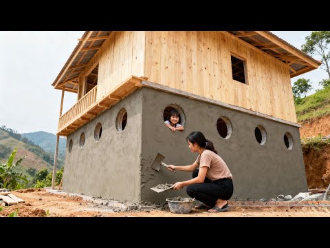 Young mother RECOVER Home buried by landslide in 165 days | From start to finish by @Lý Thị Nhim