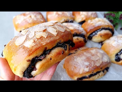 Заміс тіста в КОМБАЙНІ.Неймовірно смачні булочки з яблуками!