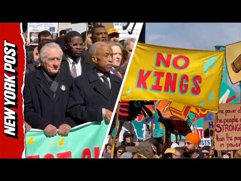 Robert De Niro And Al Sharpton Lead NYC ‘No Kings’ March