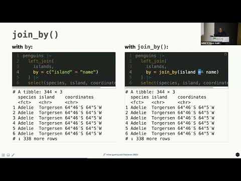 What's new in the tidyverse? by Professor Mine Çetinkaya-Rundel