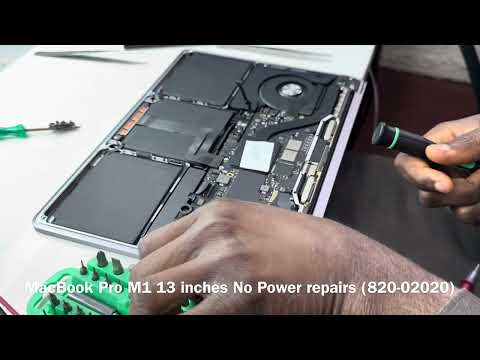 Macbook Pro M1 13 inches A2338 No Power repairs