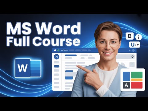 Microsoft Word Full Course → Beginner to Advanced | Step-by-Step Training ✅✨