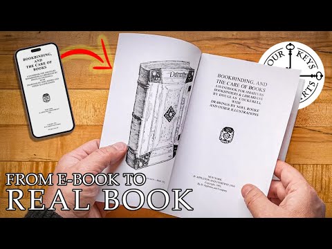 From E-Book to Real Book: Chapter 1 - Typesetting and Imposing a 120+ Year Old Bookbinding Manual