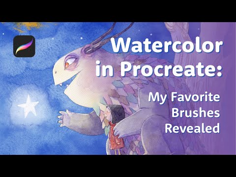 Watercolor in Procreate: My Favorite Brushes Revealed