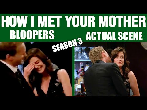 How I Met Your Mother | Season 3 Bloopers vs Actual Scenes