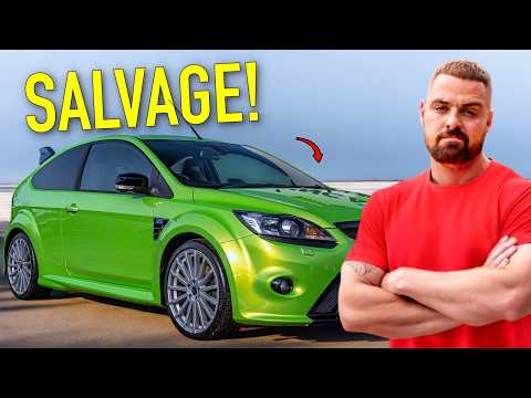 I BOUGHT A SALVAGE FOCUS RS FROM A CAR TRADER!