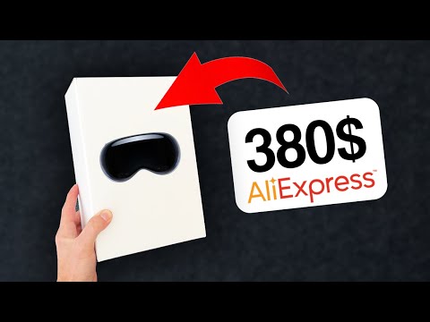 I got the FAKE Vision Pros on AliExpress!