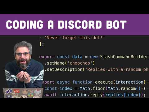 I made a Discord Bot that says Choo Choo
