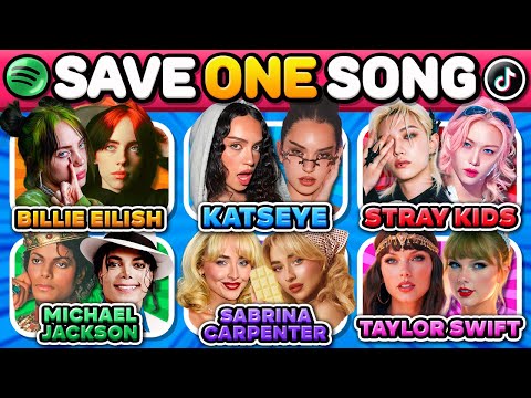 SAVE ONE SONG PER SINGER 🎶 Most Popular Singers (6 Songs Each One) | Music Quiz 2025