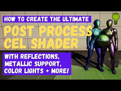 How To Create The Ultimate Post Process Cel Shader - Unreal Engine 5 Material Tutorial