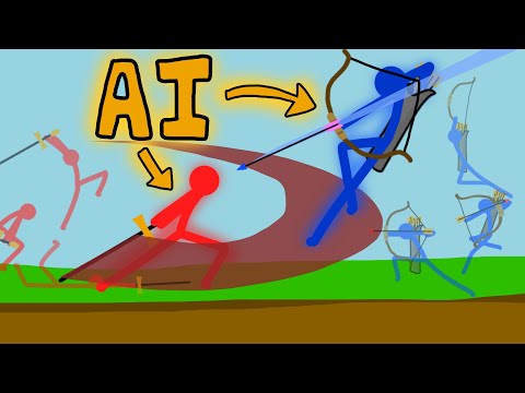 Stickmen AI Learn To Fight